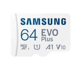Карта памяти microSDXC Card 64Gb Samsung  EVO PLUS (MB-MC64KA/RU)