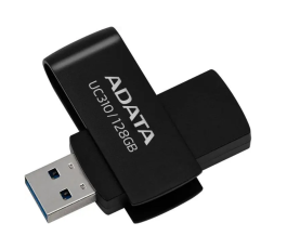 Флеш накопитель 128Gb USB 3.2 AData UC310 UC310-128G-RBK черный