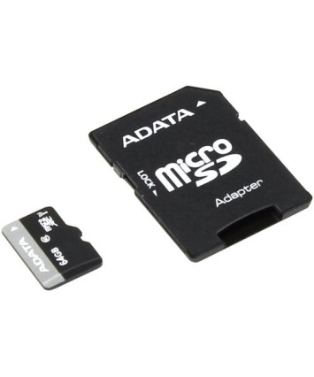 Карта памяти MicroSDXC 64Gb ADATA UHS-1 class 10 (с адаптером)