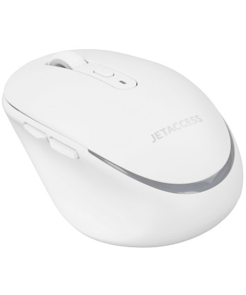 Мышь беспроводная JETACCESS OM-R93 BW, BT+2.4G, белый Мышь беспроводная JETACCESS OM-R93 BW, BT+2.4G, белый