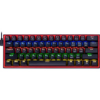 Клавиатура механическая Redragon Fizz, черный (red switches, 72594)