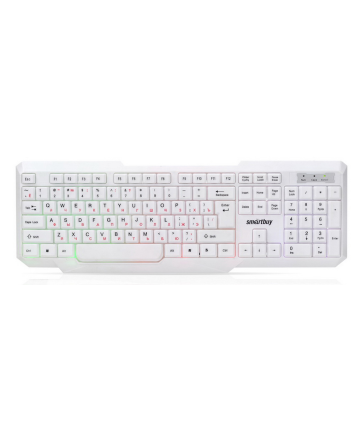 Клавиатура с подсветкой Smartbuy ONE 333, USB, белый