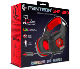 Гарнитура игровая PANTEON GHP-250 чёрно-красная