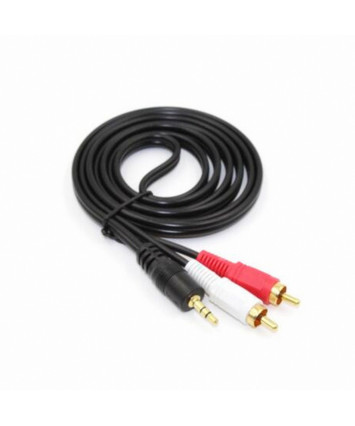 Кабель Audio 3.5мм/2*RCA Male-Male 5м Cablexpert CCA-458-5M