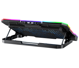 Охлаждающая подставка для ноутбука PANTEON CP-166 RGB Silver 9"-17", USB, 6 вентиляторов