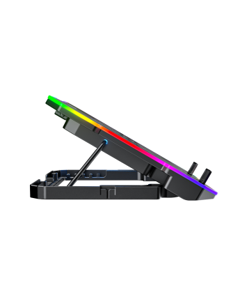 Охлаждающая подставка для ноутбука PANTEON CP-166 RGB Silver 9"-17", USB, 6 вентиляторов Охлаждающая подставка для ноутбука PANTEON CP-166 RGB Silver 9"-17", USB, 6 вентиляторов