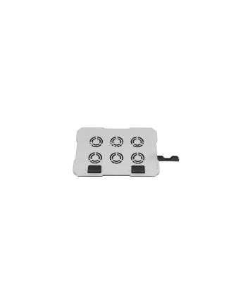 Охлаждающая подставка для ноутбука PANTEON CP-166 RGB Silver 9"-17", USB, 6 вентиляторов Охлаждающая подставка для ноутбука PANTEON CP-166 RGB Silver 9"-17", USB, 6 вентиляторов