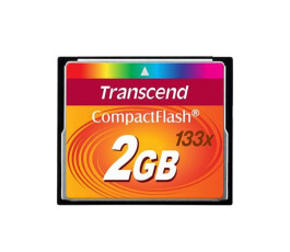 Карта памяти Compact Flash 2Gb Transcend (TS2GCF133)