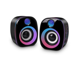 Акустика 2.0 Smartbuy RHAPSODY, RGB-подсветка, черный