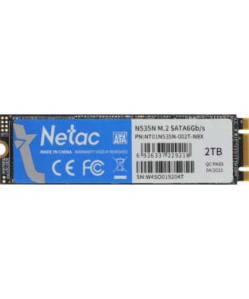 Накопитель SSD M.2 2280 2.0Tb Netac N535N NT01N535N-002T-N8X