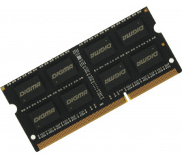 Модуль памяти SODIMM DDR3 8Gb PC12800 1600MHz Digma DGMAS31600008D