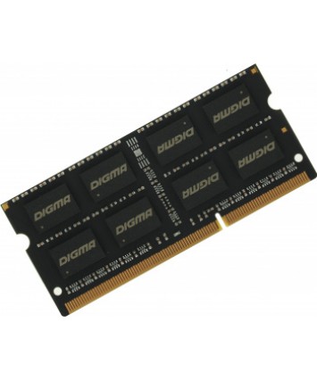 Модуль памяти SODIMM DDR3 8Gb PC12800 1600MHz Digma DGMAS31600008D