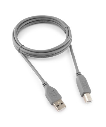 Кабель AM-BM, 1.8m, USB 2.0, Pro Cablexpert CCP-USB2-AMBM-6G серый