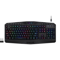 Клавиатура беспроводная Redragon Harpe Wireless RU, RGB, черный