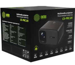Проектор Cactus CS-PRC.05B.Full LCD 720Lm (1920x1080) 1000:1 ресурс лампы:50000часов 1xUSB typeA