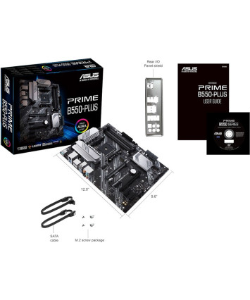 Материнская плата Socket AM4 ASUS PRIME B550-PLUS