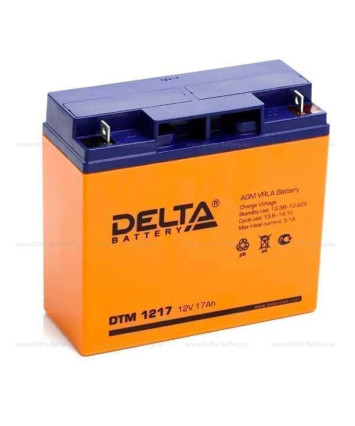 Аккумулятор Delta DTM 1217 12V 17A