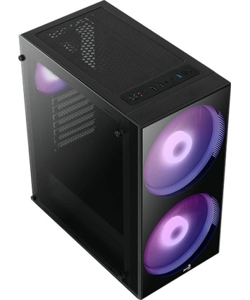 Корпус ATX без БП AeroCool Python-G-BK-v1 Корпус ATX без БП AeroCool Python-G-BK-v1