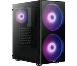 Корпус ATX без БП AeroCool Python-G-BK-v1