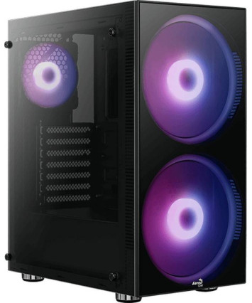 Корпус ATX без БП AeroCool Python-G-BK-v1 Корпус ATX без БП AeroCool Python-G-BK-v1