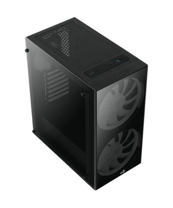 Корпус ATX без БП AeroCool Python-G-BK-v1 Корпус ATX без БП AeroCool Python-G-BK-v1