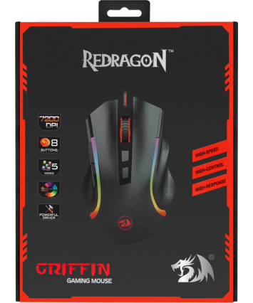 Мышь игровая Redragon Griffin оптика, RGB