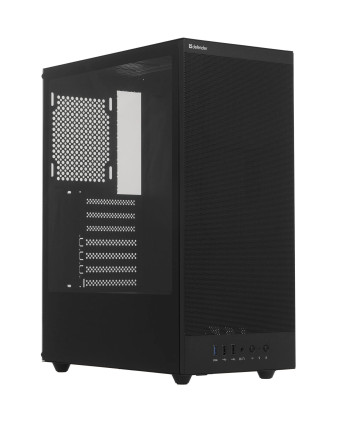 Корпус ATX без БП Defender RaptorX, черный, (без кулеров)