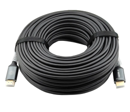 Активный оптический кабель HDMI Cactus 50м, v2, AOC, черный, CS-HDMI-AOC-2-50