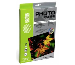 Фотобумага Cactus А4 Матовая 220г/м2 50л (CS-MA422050DS)