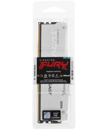 Модуль памяти DDR5 16Gb PC41600 5200MHz Kingston FURY Beast White RGB (KF552C40BWA-16) Модуль памяти DDR5 16Gb PC41600 5200MHz Kingston FURY Beast White RGB (KF552C40BWA-16)