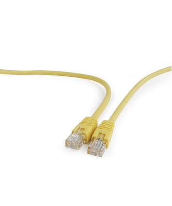 Патчкорд UTP Cablexpert PP12-3M/Y кат.5e, 3м, литой, многожильный (жёлтый)