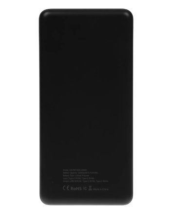 Портативный аккумулятор Cactus CS-PBFSDA-20000, 20000mAh, черный