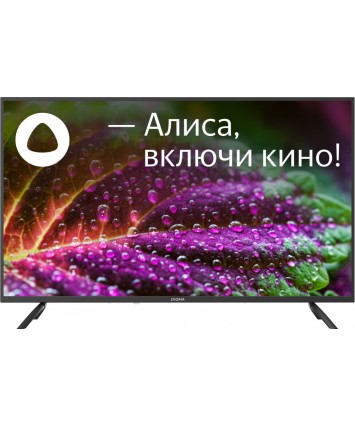 Телевизор LED 43" Digma DM-LED43SBB31, FULL HD, черный, СМАРТ ТВ, Яндекс.ТВ