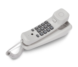 Телефон проводной teXet TX-219, светло-серый