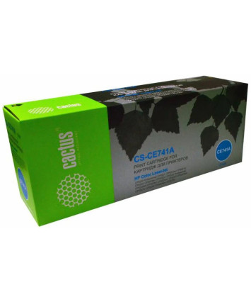 Картридж совместимый Cactus CS-CE741A (CLJ CP5220/ 5225/ 5225N/ 5225DN) C, 7,3K