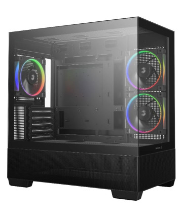 Корпус mATX без БП Deepcool CG380 3F, черный