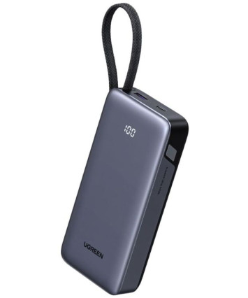 Портативный аккумулятор UGREEN PB537 55W, 20000mAh, серый