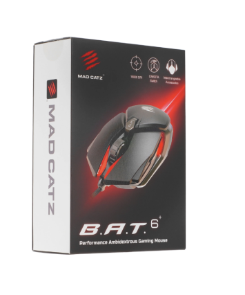 Мышь игровая Mad Catz  B.A.T. 6+ чёрная RGB, USB