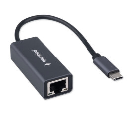 Проводной сетевой Type-C LAN адаптер Gembird NIC-U12, RJ45 10/100/1000/2500Mbps
