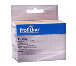 Картридж струйный ProfiLine PL-0823 для принтеров Epson StylusR270/R290/R295/R390/RX590, розовый