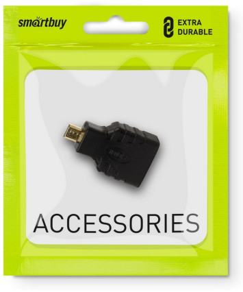 Переходник microHDMI (Male) - HDMI (Female) Smartbuy (A116)/50