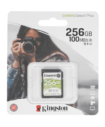 Карта памяти SDXC Card 256GB Kingston Canvas Select Plus w/o adapter (SDS2/256GB)