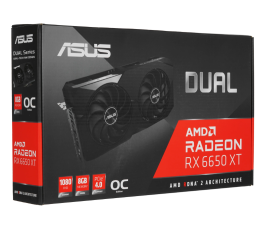 Видеокарта AMD PCI-E 4.0 8Gb Radeon RX 6650 XT ASUS Dual OC