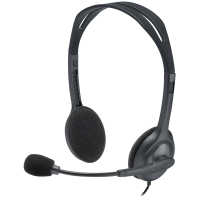 Гарнитура Logitech H111, серая