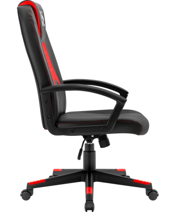 Кресло игровое Defender Shark, черный/красный