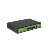 Коммутатор Digma DSP204G-1G-T80, 5port, PoE