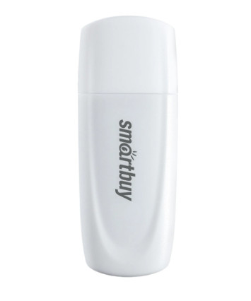 Флеш накопитель 4Gb USB 2.0 Smartbuy Scout (SB004GB2SCW), белый