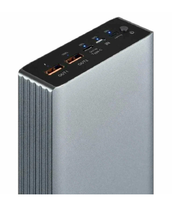 Портативный аккумулятор Digma Power Delivery DG-PD-30000-SLV, 30000мAч, серебристый
