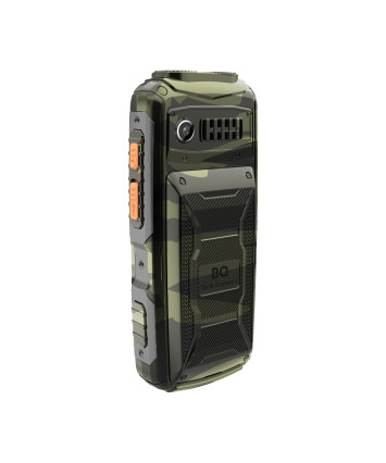 Мобильный телефон BQ-2430L Tank Connect, камуфляжный/серый