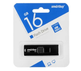 Флеш накопитель 16Gb USB 3.0 SmartBuy Fashion Black (SB016GB3FSK)